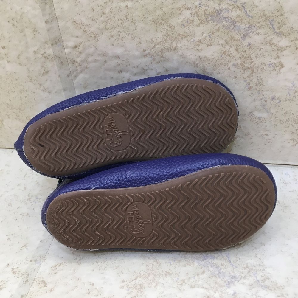 ‎MONKEY FEET LEATHER SHOES IN PURPLE - Picture 4 of 6